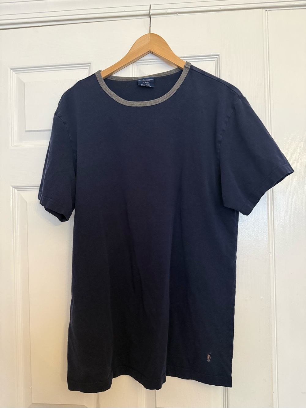 Polo by Ralph Lauren lougewear t-shirt with Gray Contrast Neck